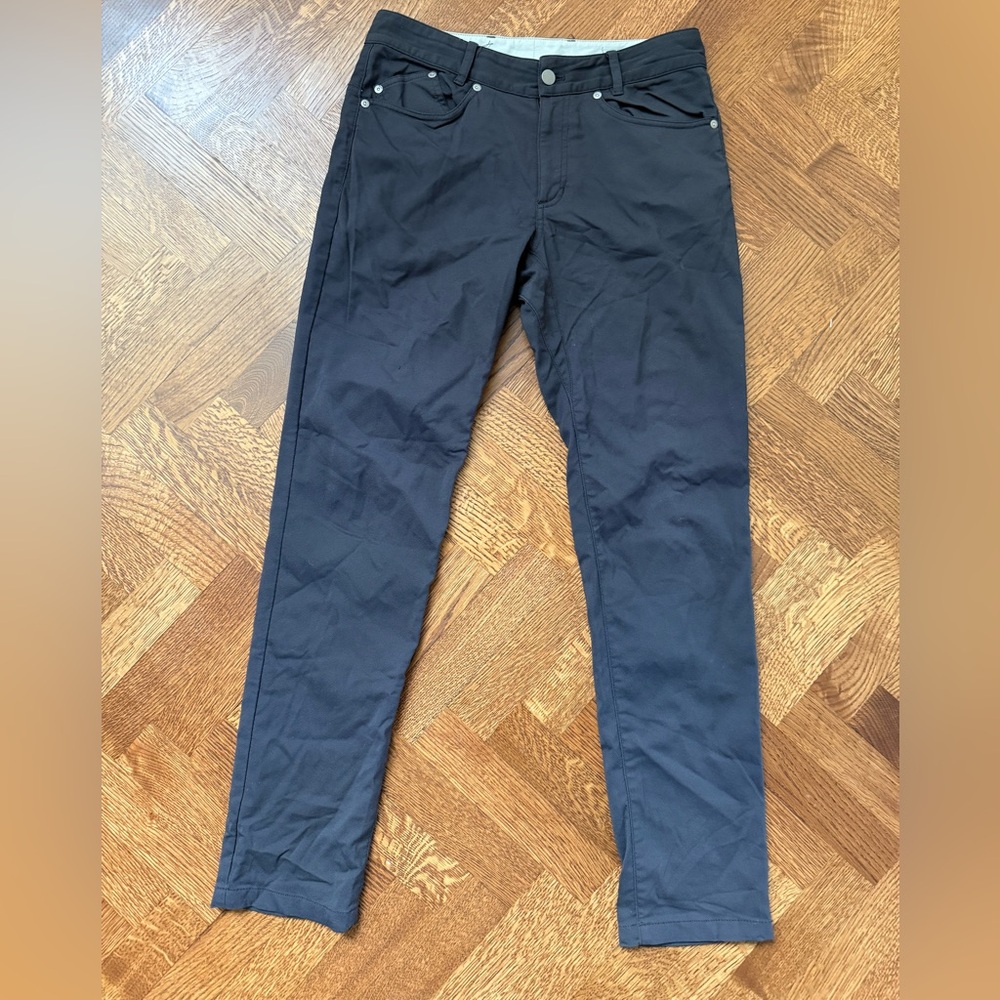 OUTLIER Gray Pants Performance‎ Workcloth Doubleweave Canvas Water Resistant 30